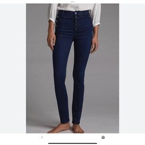 PAIGE High Rise Dark Blue Skinny Jeans- Size 29